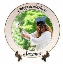 Personalised Graduation Gifts University Celebration Photo Plate Congratulation