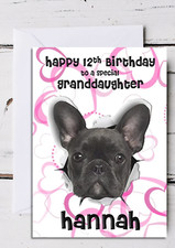 French Bulldog Birthday Card