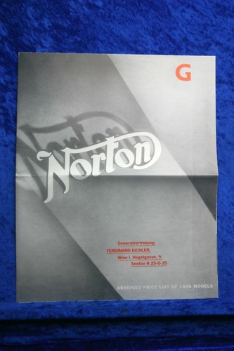 Norton 1936 brochure - 1936,