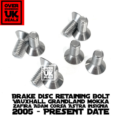 Brake disc retaining bolt