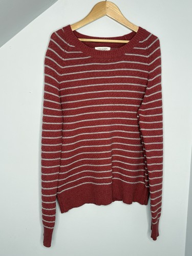 Toast rust grey knit jumper - rust,