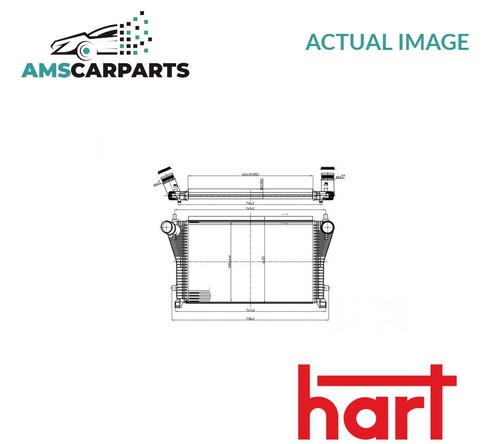 Intercooler radiator 618 598 - radiator,