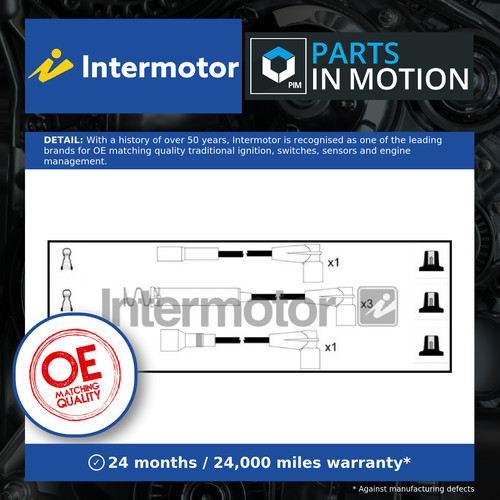 Leads ignition cables set - ignition,