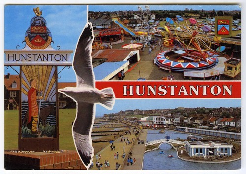 Vintage postcard funfair - vintage,