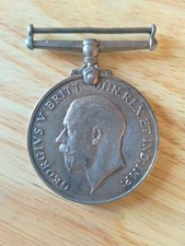 Silver WW1 Medal King George V