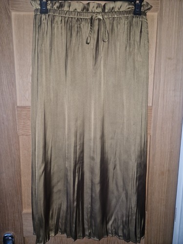 Woman khaki green - green, satin