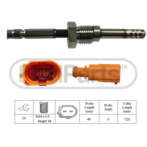 Exhaust temperature sensor - exhaust,