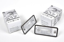 License number plate lights