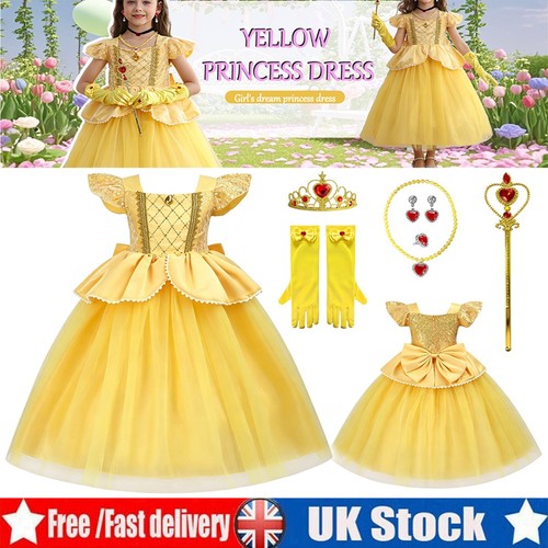 Girls belle princess dress - princess,