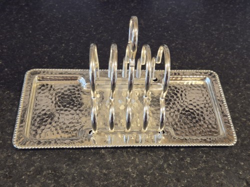 Vintage silver plated toast - vintage, silver-plated