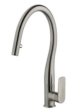 Kitchen sink mixer brushed