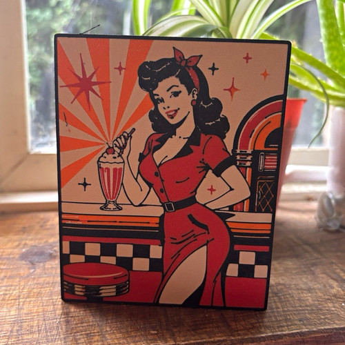 Retro pin american diner - retro,