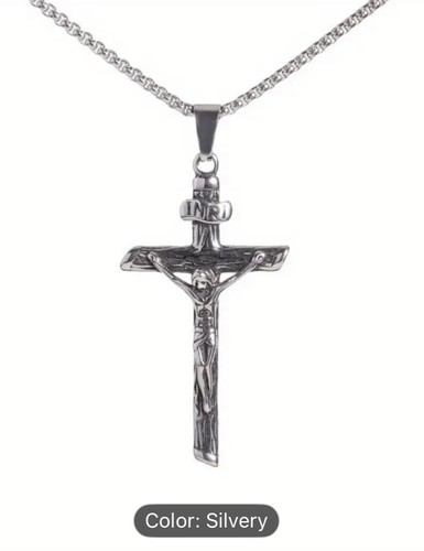 Jesus pendant necklace men - , or