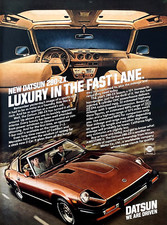 1979 DATSUN 280ZX 2+2 COUPE—ORIGINAL VINTAGE MAGAZINE PRINT AD—NISSAN FAIRLADY Z