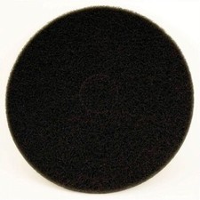 Black 15" floor buffer pads 3M