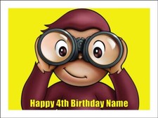 Curious George Edible Cake