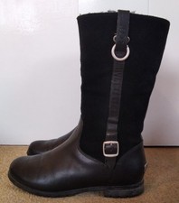 UGG biker style boots. UK 5.5. EU 38. Black leather. Great design