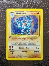 Pokémon TCG Machamp Holo 1st