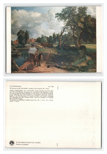 Postcard flatford mill - postcard, john