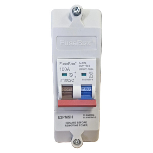 Fusebox e2pmsh 100a - dp, meter