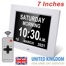 Dementia Digital Clock with Date and Day of Week,For Elderly,Medication Reminder