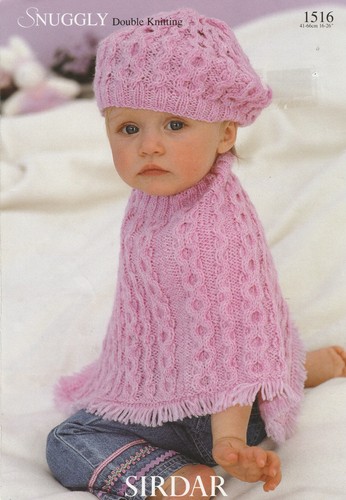 Baby child beret poncho - &, &