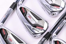 Ping G410 Irons / 4-PW+GW / Orange Dot / Regular Flex Ping AWT 2.0 Shafts