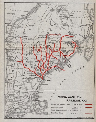 1922 antique maine central - antique,