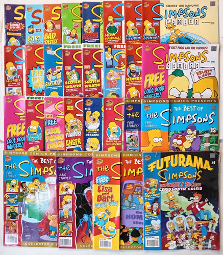 Various simpsons comics - comics, 2001