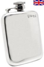 Sheffield Pewter Hip Flask 4oz