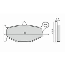 Rear Brake Pads for Suzuki