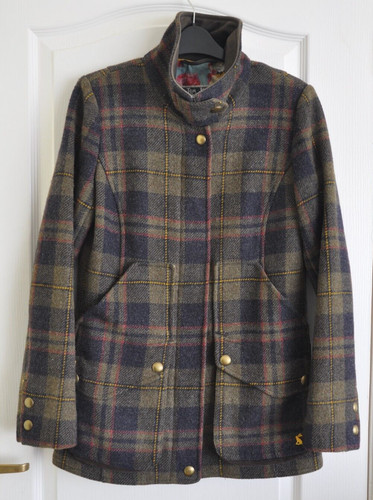 Joules tweed field coat jacket - tweed,