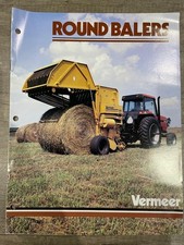 Vermeer Round Baler Vintage Brochure Leaflet