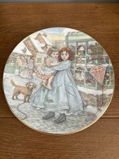 NSPCC Christmas Plate 1987 Royal Worcester Pre Owned