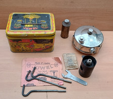 1930s? Juwel 21 Chrome Camp Stove & Original Metal Box Gustav Barthel-  Repair