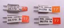 FUTABA CHANNEL 77  DUAL CONVERSION RECEIVER CRYSTALS 35MHZ QUANTITY 4