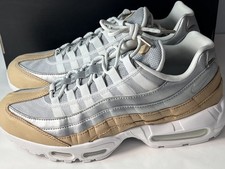 NIKE AIR MAX 95 SE PRM TRAINERS UK SIZE 7 EU 41 AH8697-002 SILVER 110S