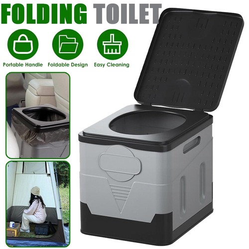 Portable folding toilet with - portable,