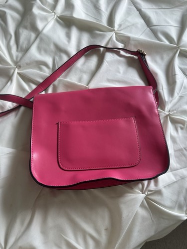 Hot pink shoulder bag - hot,