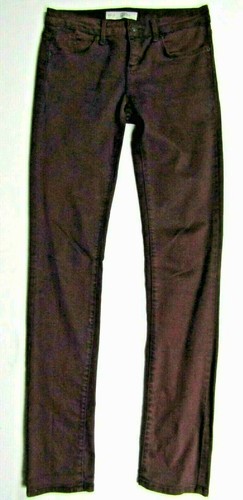 Topshop burgundy baxter - baxter, jeans