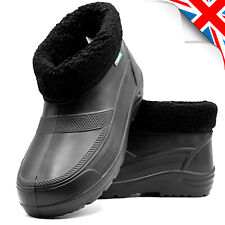 Thermal Winter Rain Boots Women's Lightweight EVA Half-Wellies Waterproof