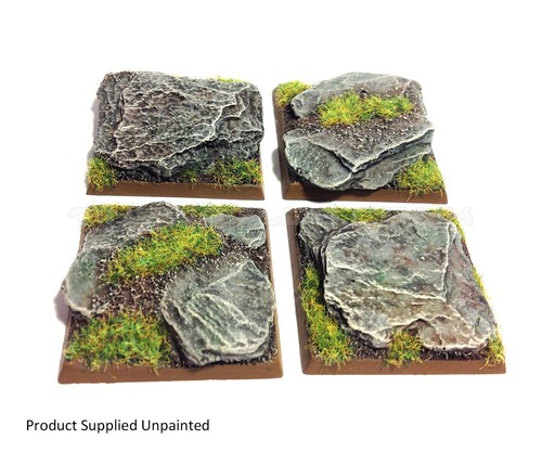 Wargames 40mm square - 40mm, rocky
