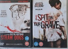 Vintage:Dvd(2)18.Straw Dogs,I Spit On Your Grave.See My Description & Photos..