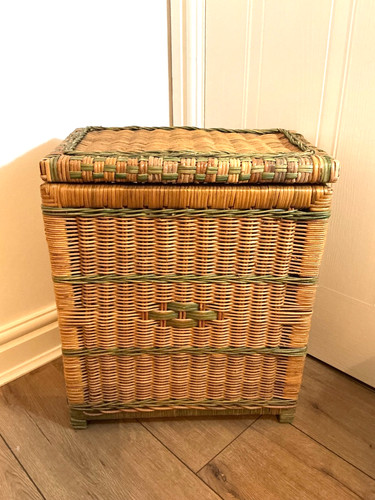 Vintage bamboo rattan cane - bamboo, /cane