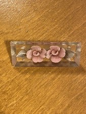 vintage lucite brooch