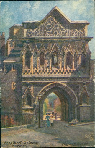 Postcard ethelbert gateway - postcard,