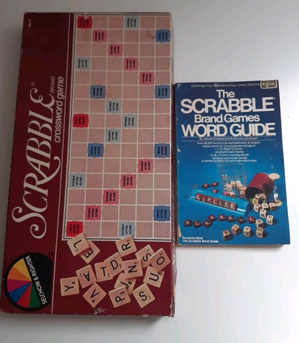 Vintage scrabble crossword - scrabble,