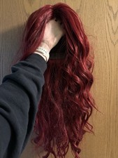 K’ryssma Wig Red Long Wavy