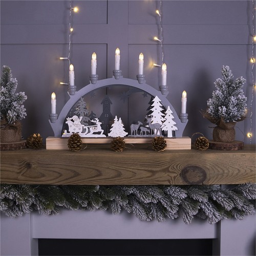 Christmas led candle - christmas, arch