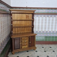1:12th Scale Cabinet, preowned,   Walnut Dresser Furniture.  SHF09